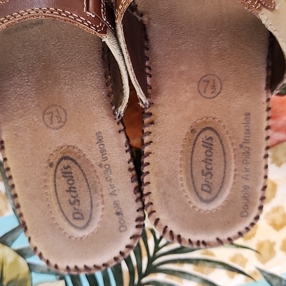 Summer Soft Tan Suede Flip-flops - Picture 7 of 8